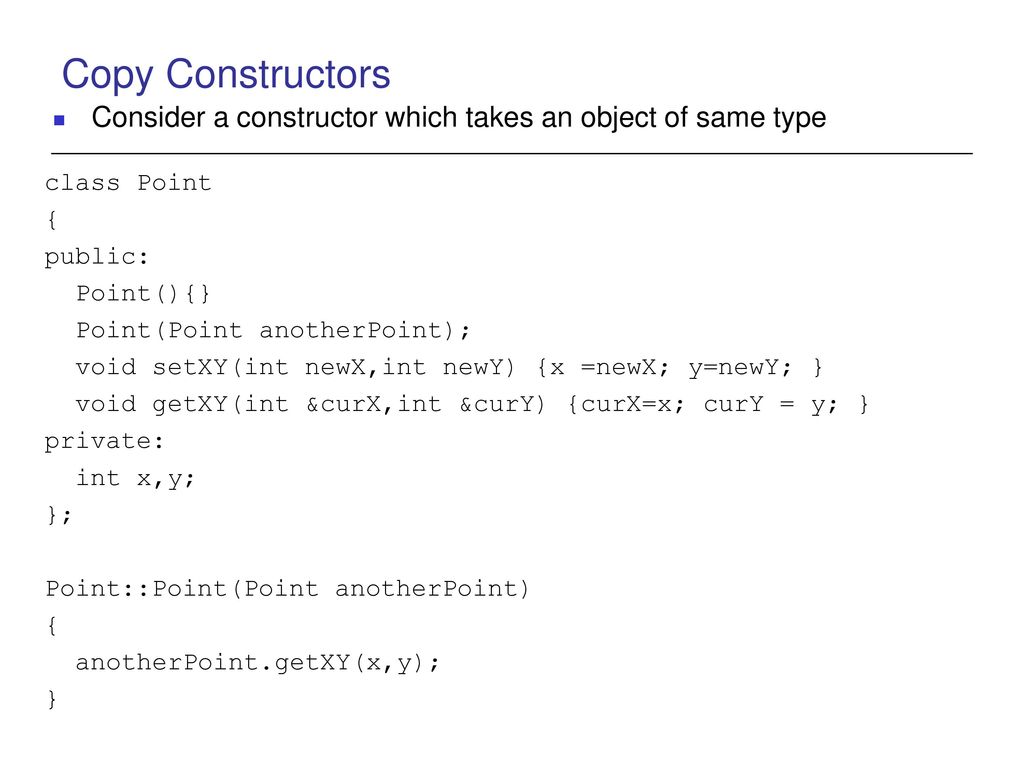 Lecture 7 arrays dynamic arrays copy constructors absolute c 